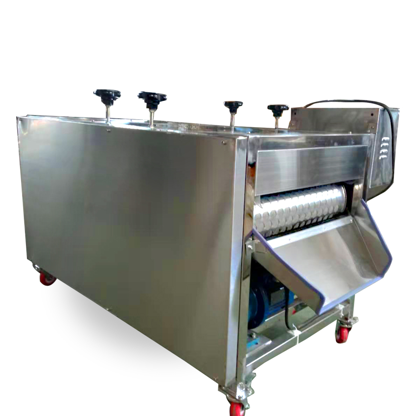 Automatic mushroom root cutting machine