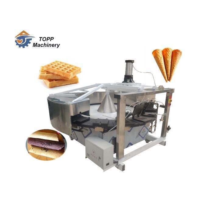 Ice cream sugar rolled cones making machines exported to Japan