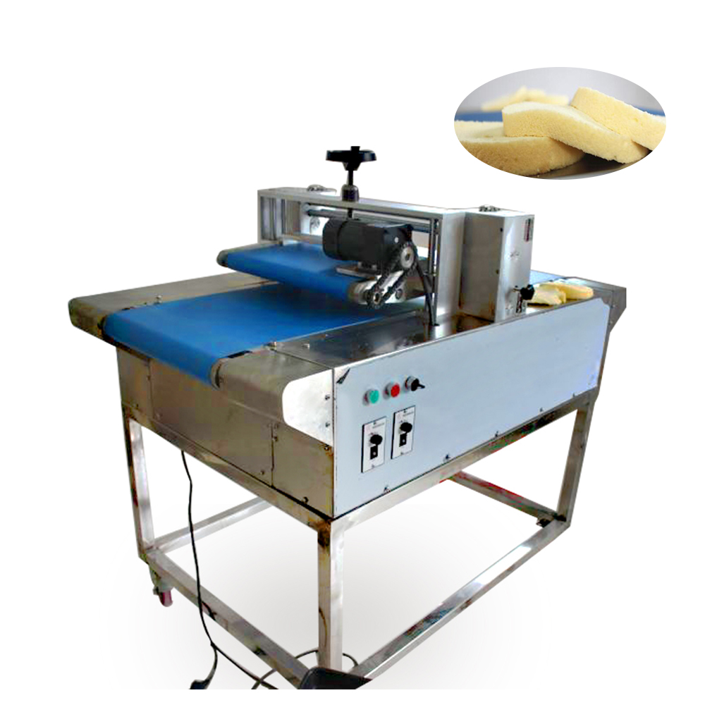 Horizontal cake cutting machine