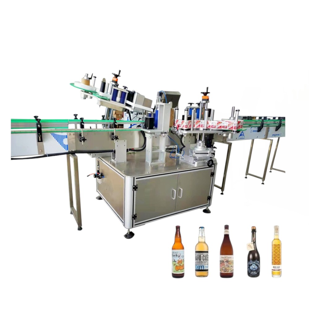 Automatic bottle labeling machine