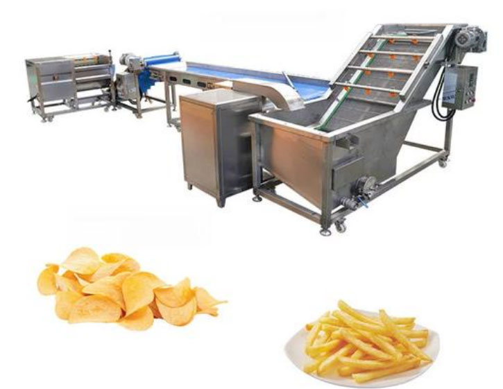 Product 200kg fried potato chips production line