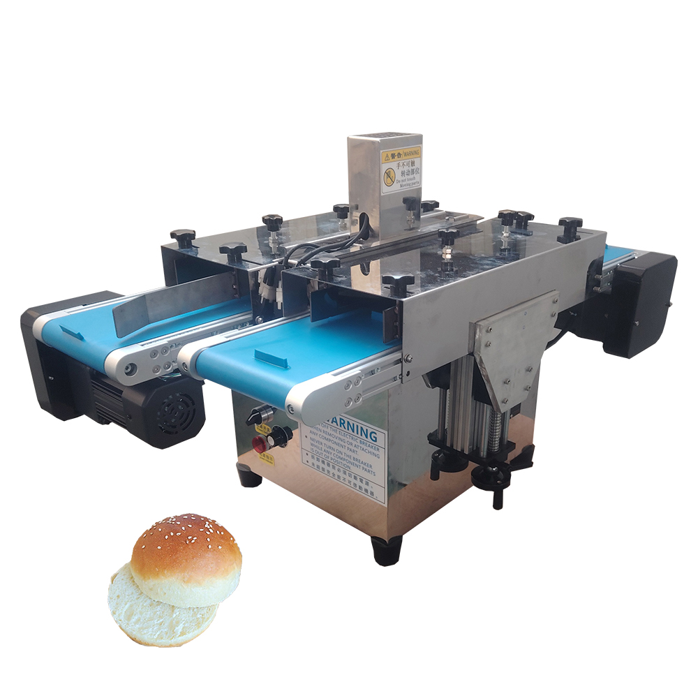 Desktop dual-channel hamburger cutting machine