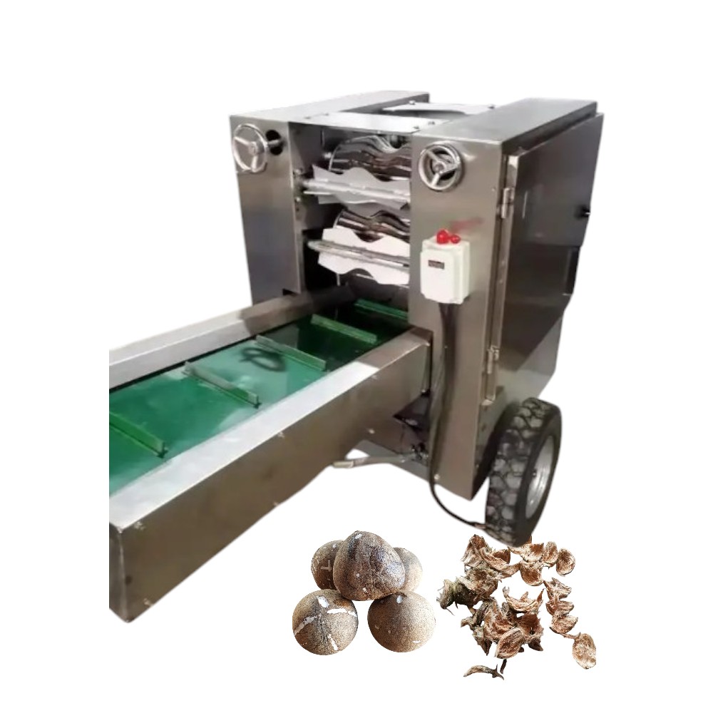 Old coconut husking machine