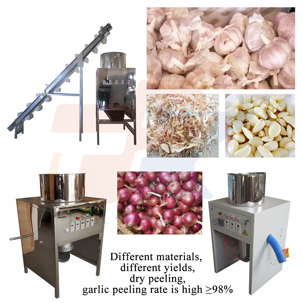 300-500 kg garlic peeling machine